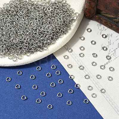 SHEGRACE Brass Open Jump Rings XGR0079P-13P-1