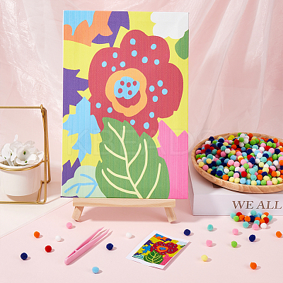 DIY Soft Balls Painting Kit for Children DIY-GF0010-13D-1