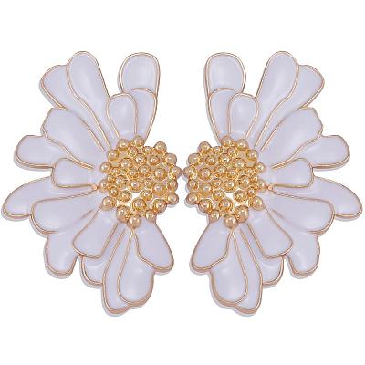 Vintage Flower Stud Earrings for Women JE1095E-1