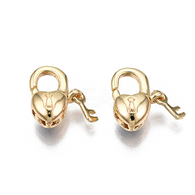 Brass Lobster Claw Clasps KK-S356-315-NF-1