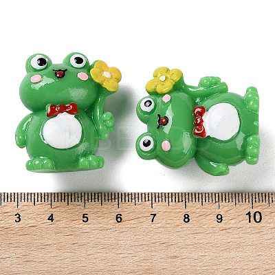 Cartoon Cute Resin 3D Frog Figurines RESI-Z024-01A-1