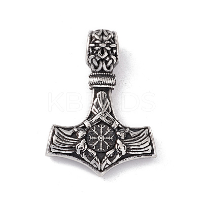 304 Stainless Steel Manual Polishing Pendants STAS-G267-22AS-1