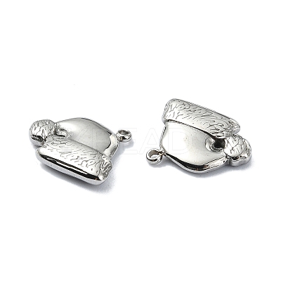 Non-Tarnish 304 Stainless Steel Charms STAS-L022-344P-1
