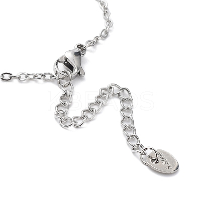 Tarnish Resistant 201 Stainless Steel Link Bracelets with Cable Chains BJEW-P297-01P-D-1