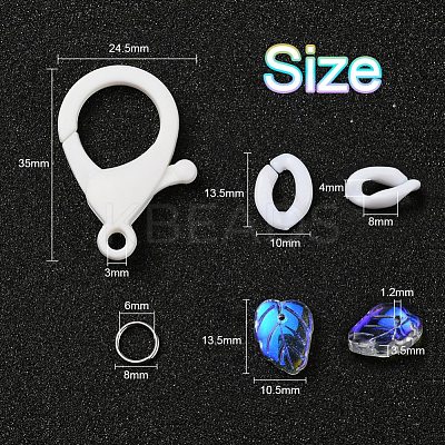 DIY Masks Chains Making Kits DIY-YW0002-74C-1