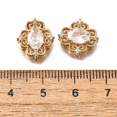 Brass Glass Beads KK-M318-46G-02-1