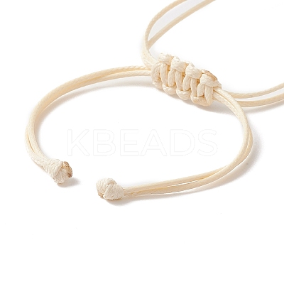 Braided Waxed Polyester Cord AJEW-JB01153-03-1