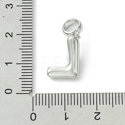 Rack Plating Brass with ABS Plastic Pearl European Dangle Charms KK-G501-02L-P-1