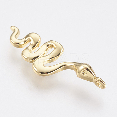 Brass Charms ZIRC-F083-019G-RS-1