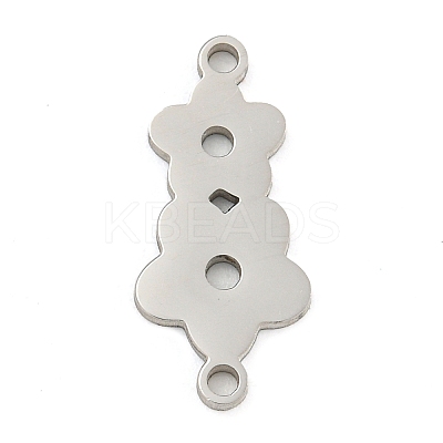 Non-Tarnish 304 Stainless Steel Connector Charms STAS-Z076-21P-1