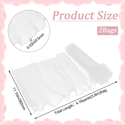 2 Bags Organza Flower Bouquet Wrapping Paper DIY-GF0009-61A-02-1