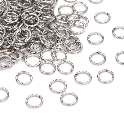 304 Stainless Steel Soldered Closed Jump Rings X-STAS-E482-15B-1