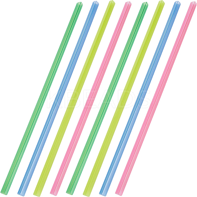 20Pcs 4 Colors Transparent Plastic File Folders Organizer Sliding Bar FIND-GF0005-75-1