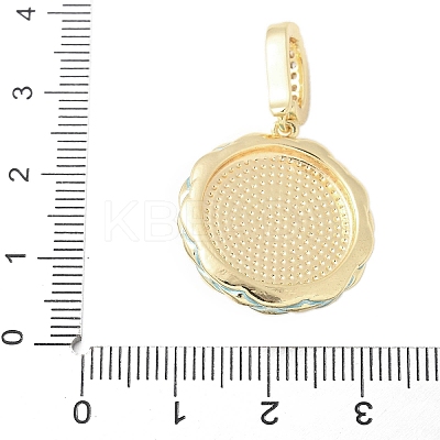 Brass Enamel Pendants LS-KK-F886-03G-06-1