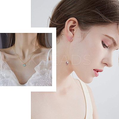 20Pcs 4 Colors Zinc Alloy Enamel Pendants ENAM-FP0001-37-1
