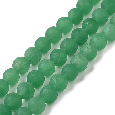 Natural Dyed White Jade Beads Strands G-M402-B01-03-1