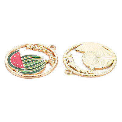 Alloy Enamel Pendants LS-ENAM-S126-104-NR-1
