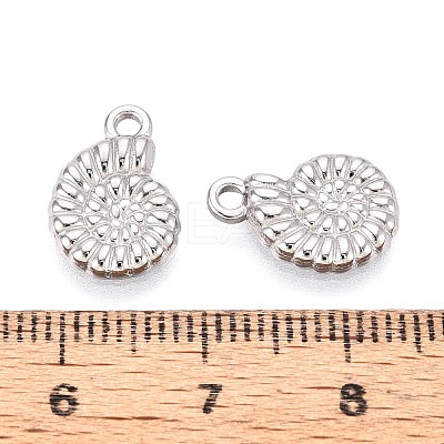 304 Stainless Steel Conch Shaped Charms STAS-T067-54P-1