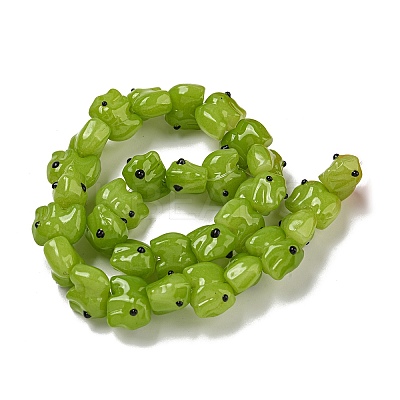 Handmade Transparent Glass Beads GLAA-N0028-01I-1