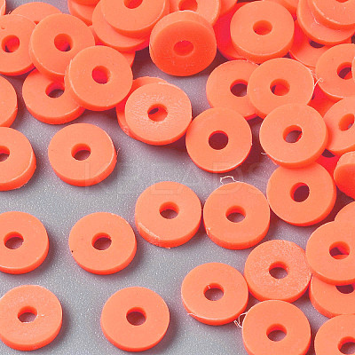 Handmade Polymer Clay Beads CLAY-R067-6.0mm-B12-1