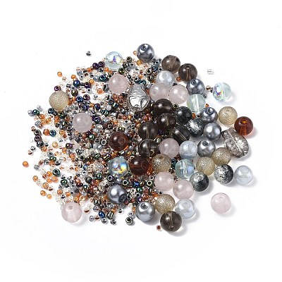 Glass Beads GLAA-E040-01G-1
