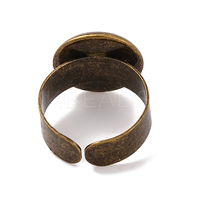 Antique Bronze Brass Finger Ring Shanks X-UNKW-C2902-AB-1