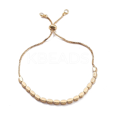 Cubic Zirconia Oval Tennis Bracelet for Men Women Gift BJEW-F417-05G-RS-1
