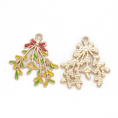 Alloy Enamel Pendants ENAM-E569-13-1