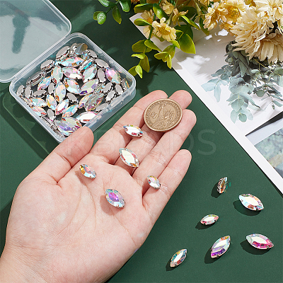 60Pcs 3 Styles Sew on Rhinestone DIY-MA0005-54A-1