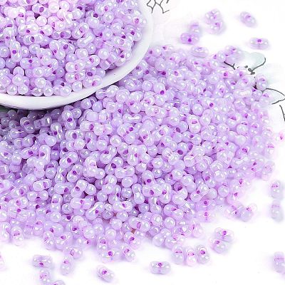 Lustered Glass Seed Beads SEED-K010-04A-1