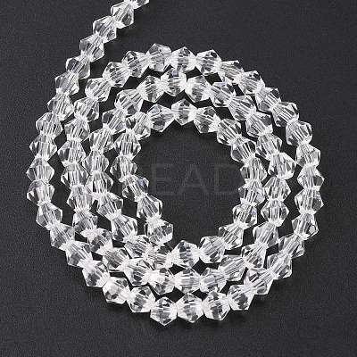 Transparent Glass Beads Strands EGLA-A039-T6mm-D13-1