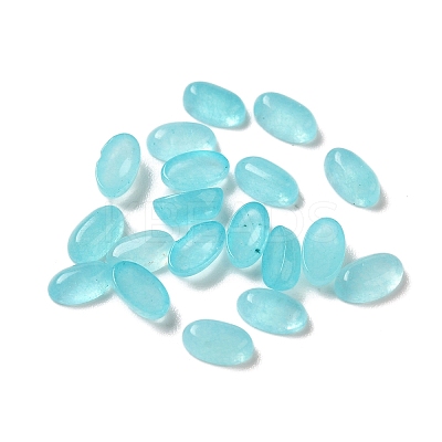 Natural White Jade Dyed Cabochons G-F772-01A-04-1