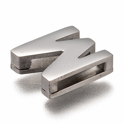 Non-Tarnish 304 Stainless Steel Slide Charms STAS-P270-14P-1