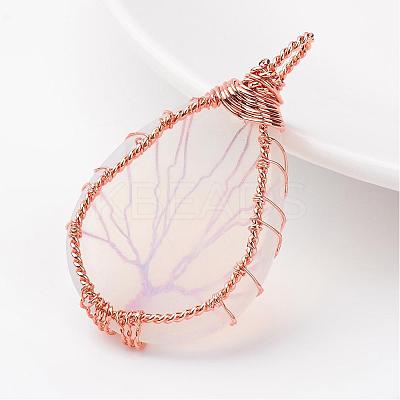 Opalite Pendants G-K122-06RG-1