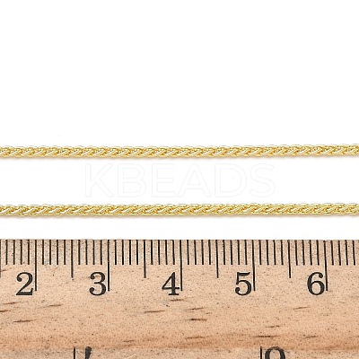 1.5MM Brass Wheat Chain Necklaces for Women NJEW-K271-14G-1