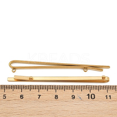 304 Stainless Steel Hair Bobby Pins Findings LS-STAS-F329-02D-G-1