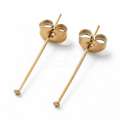 Ion Plating(IP) 304 Stainless Steel Flat Head Pins STAS-I315-B03-G-1
