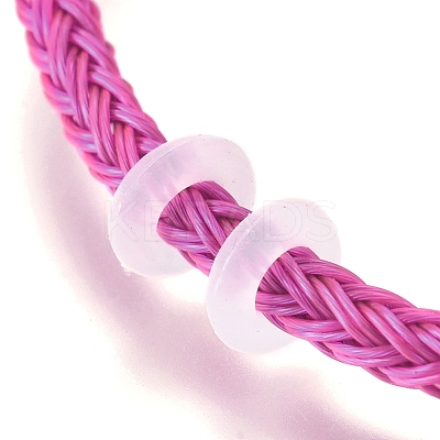 Braided Stainless Steel Wire European Style Bracelets Making AJEW-D047-02A-G-1