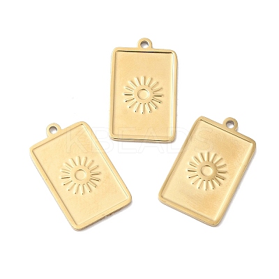 Ion Plating(IP) 316L Surgical Stainless Steel Pendants STAS-H213-47G-1
