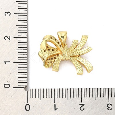 Brass Micro Pave Clear Cubic Zirconia Pendants FIND-Z041-01G-1