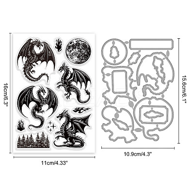 1Pc Carbon Steel Cutting Dies Stencils DIY-GL0004-100E-1