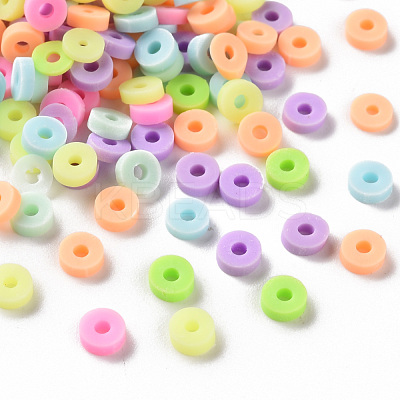 Handmade Polymer Clay Beads X-CLAY-T019-03C-1