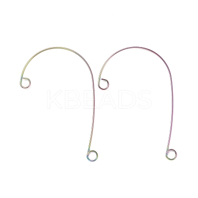 Rainbow Color 316 Stainless Steel Ear Cuff Findings Ion Plating(IP) STAS-H148-02M-1
