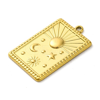 Ion Plating(IP) 304 Stainless Steel Pendants STAS-K293-03G-1