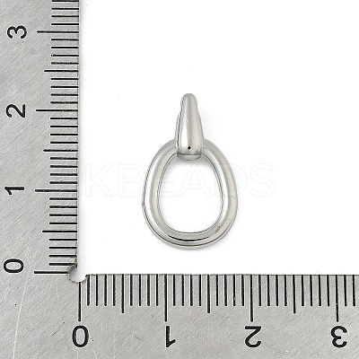 304 Stainless Steel Pendants STAS-P423-05P-1