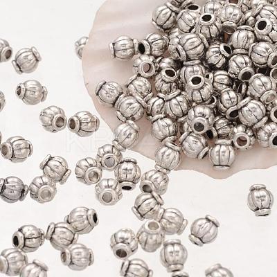 Barrel Tibetan Silver Spacer Beads X-A575-NF-1