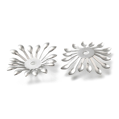 304 Stainless Steel Bead Caps LS-STAS-B087-10H-P-1