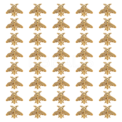 40Pcs Alloy Bees Lapel Pin Backs JEWB-GO0001-21AG-1