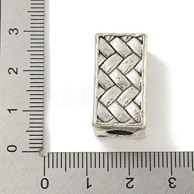 Tibetan Style Alloy European Beads FIND-U015-12AS-03-1