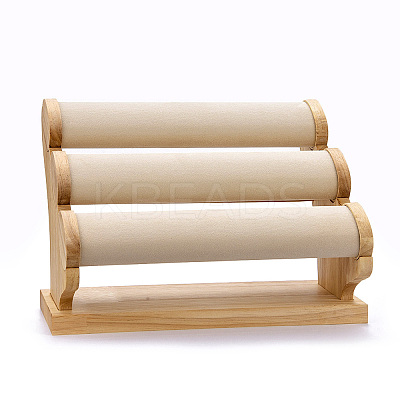 3-Tier Microfiber Cloth Bar Bracelet Holder Stand BDIS-I002-01A-1